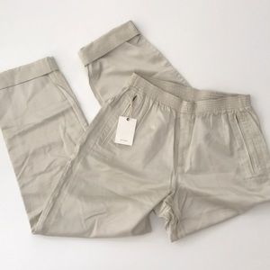 NWT raw silk Billy Reid trousers